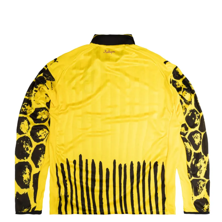 T-Shirts*Puma x KidSuper Studios Borussia Dortmund Longsleeve Retro Shirt Faster Yellow / Puma Black