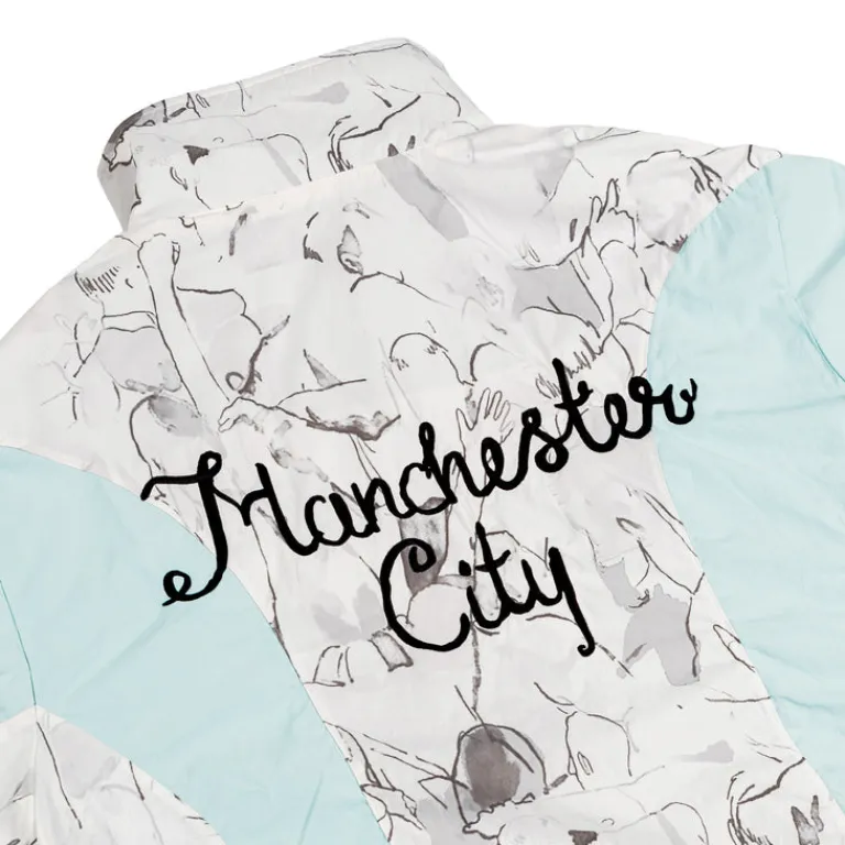 Jacken*Puma x KidSuper Studios Manchester City FC Reversible Jacket Gray Skies / Team Light Blue