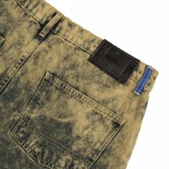 Hosen*Rassvet Acid Wash Baggy Denim Pants Green