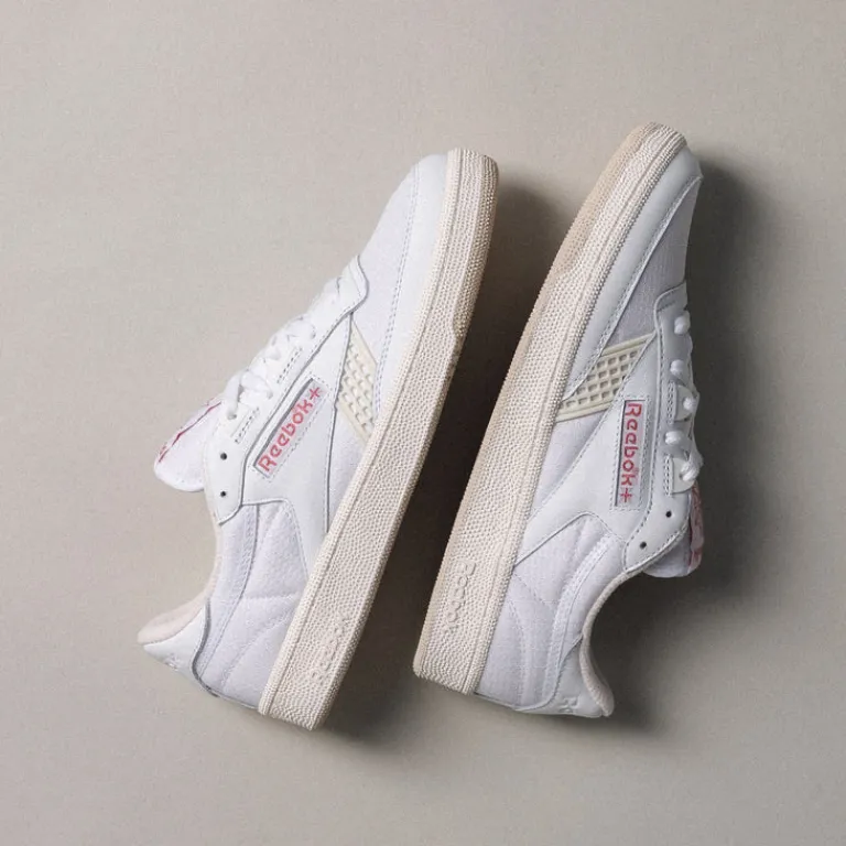 Leder Sneaker*Reebok Club C 85 Vintage Cloud White / Chalk / Stucco