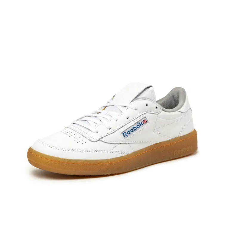 Leder Sneaker|Weiße Sneaker*Reebok Club C 85 Vintage Footwear White / Grey