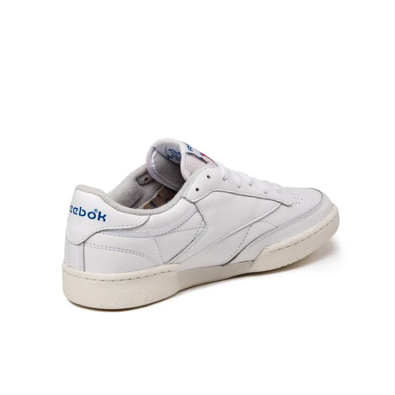 Leder Sneaker|Weiße Sneaker*Reebok Club C 85 Vintage Footwear White / Chalk / Vector Blue