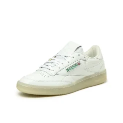 Leder Sneaker|Weiße Sneaker*Reebok Club C 85 Vintage White / Glen Green