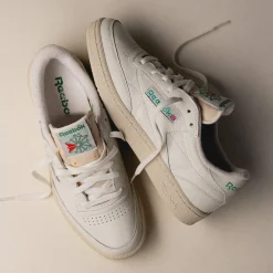 Leder Sneaker*Reebok Club C 85 Vintage Top Chalk / Paperwhite / G