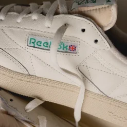 Leder Sneaker*Reebok Club C 85 Vintage Top Chalk / Paperwhite / G