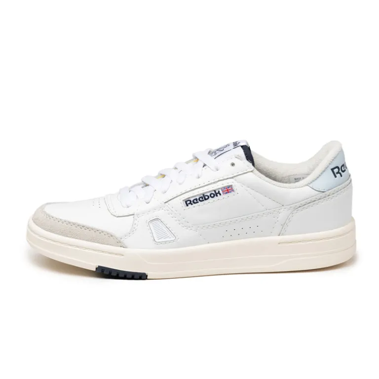 Leder Sneaker|Weiße Sneaker*Reebok LT Court Cloud White / Vector Navy / Feel Good Blue F23-R