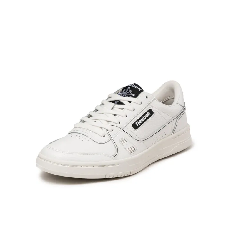 Leder Sneaker|Weiße Sneaker*Reebok LT Court Premium Black Stitch