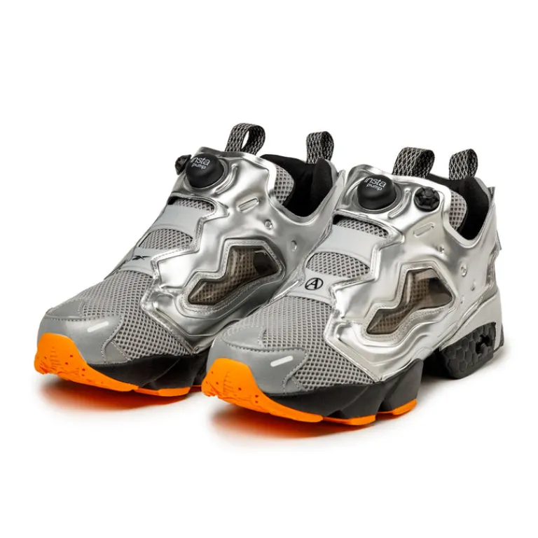 Retro Runner*Reebok x Aries Instapump Fury 94 Silver / Black / Orange / Grey