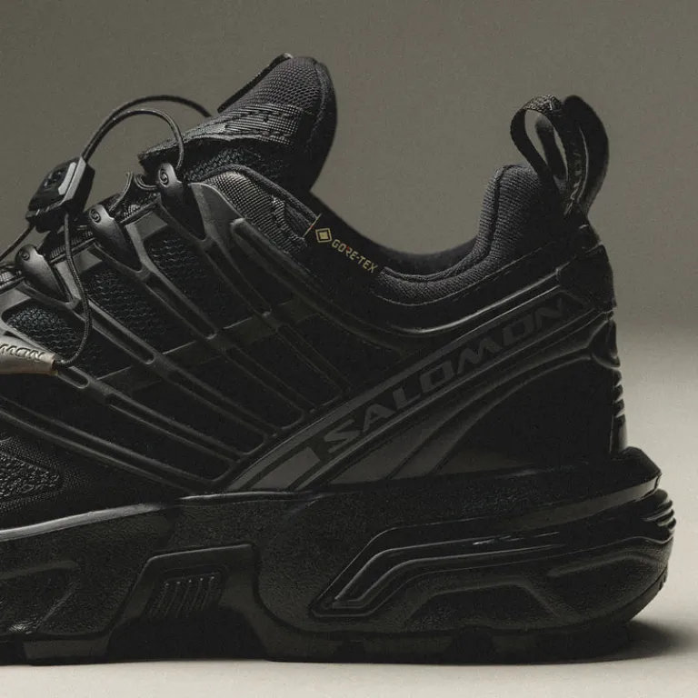 Wasserdichte Sneaker|Vegane Sneaker*Salomon ACS Pro GTX Black / Black / Asphalt