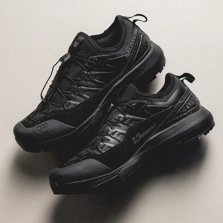 Vegane Sneaker|Outdoor Sneaker*Salomon Alpinway Advanced Black / Black / Asphalt