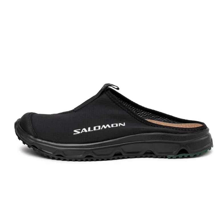 Vegane Sneaker|Mules & Slides*Salomon RX Slide 3.0 Black / Scarab / Eden