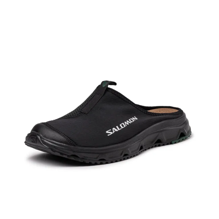 Vegane Sneaker|Mules & Slides*Salomon RX Slide 3.0 Black / Scarab / Eden