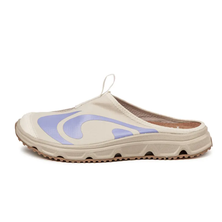 Vegane Sneaker|Mules & Slides*Salomon RX Slide 3.0 Seasonal Rainy Day / Oxford Tan / Cosmic Sky