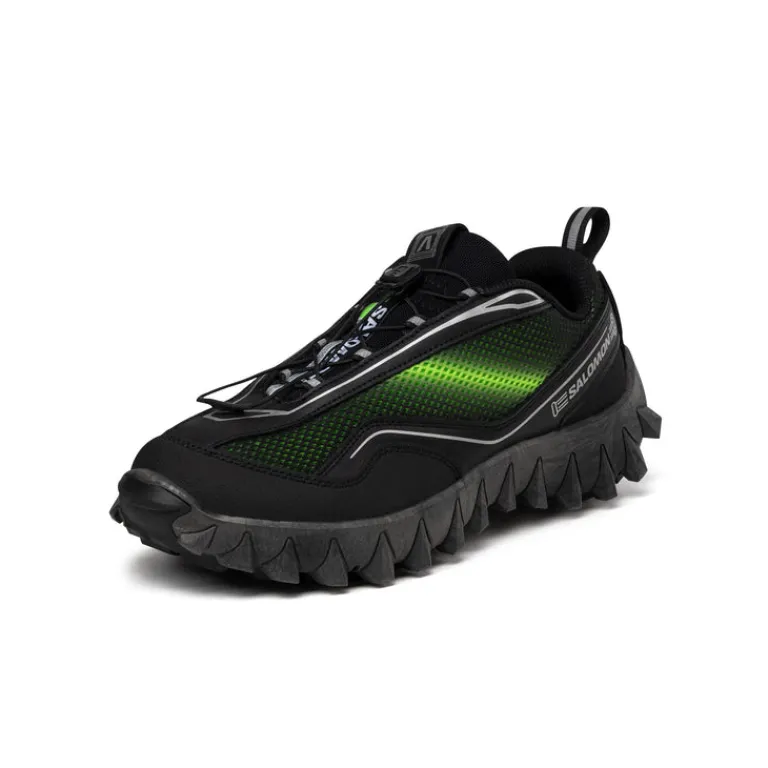 Leder Sneaker|Outdoor Sneaker*Salomon x Aries Snowclog Black / Green Gecko / Footwear Silver