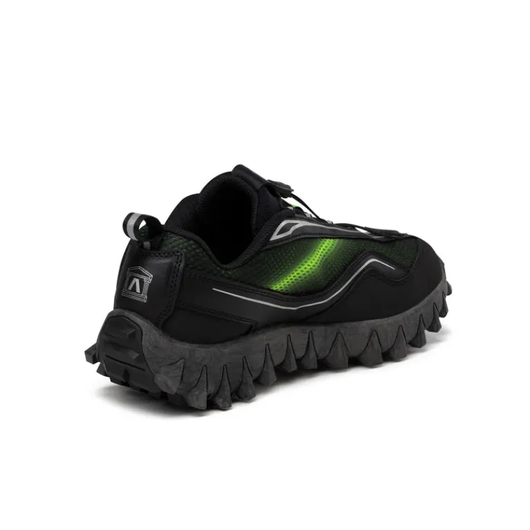 Leder Sneaker|Outdoor Sneaker*Salomon x Aries Snowclog Black / Green Gecko / Footwear Silver