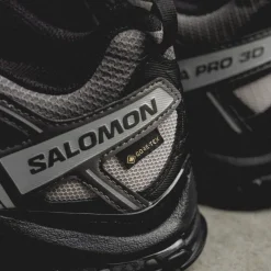 Wasserdichte Sneaker|Vegane Sneaker*Salomon XA Pro 3D GTX Pewter / Black / Silver Cloud