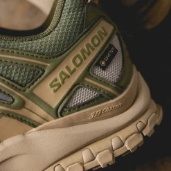Wasserdichte Sneaker|Vegane Sneaker*Salomon XA Pro 3D GTX Deep Lichen Green / White Pepper / Silver Cloud