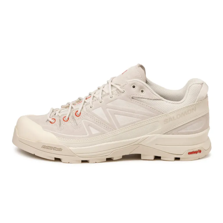 Leder Sneaker|Outdoor Sneaker*Salomon X-Alp Panhui Vanilla Ice / Rainy Day / Fiery Red