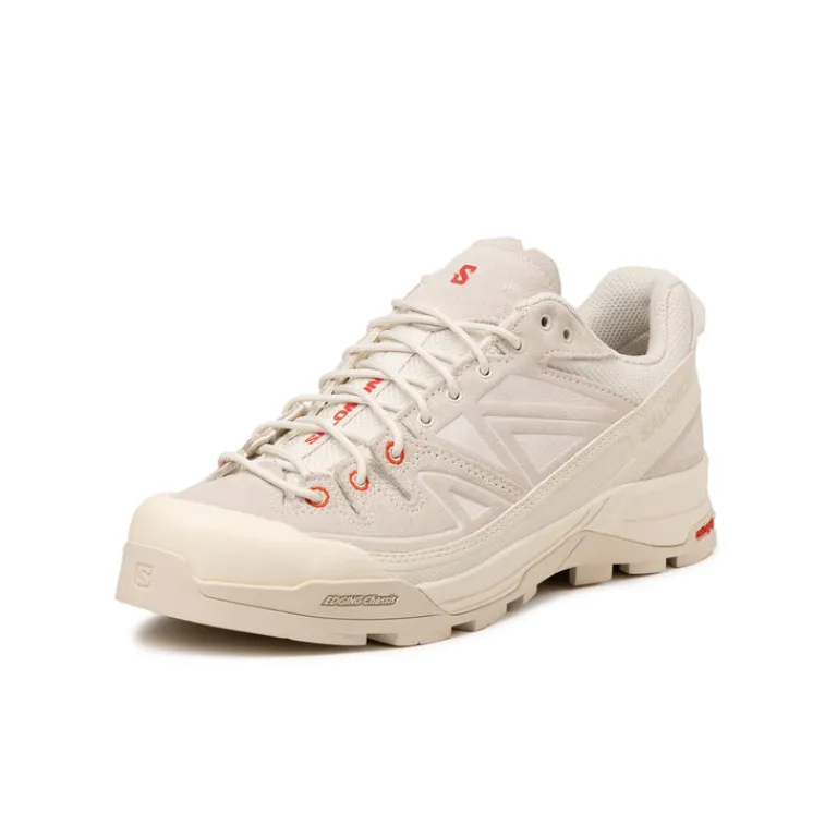 Leder Sneaker|Outdoor Sneaker*Salomon X-Alp Panhui Vanilla Ice / Rainy Day / Fiery Red