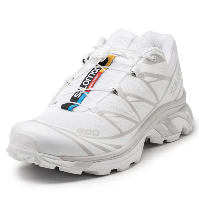 Vegane Sneaker|Outdoor Sneaker*Salomon XT-6 White / White / Lunar Rock