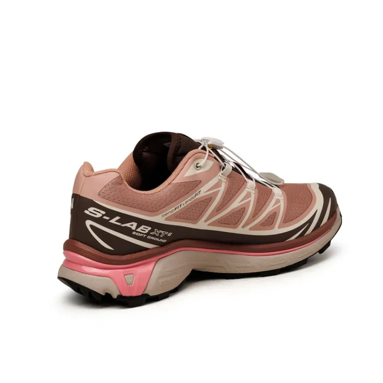 Vegane Sneaker|Outdoor Sneaker*Salomon XT-6 Mahogany Rose / Earth Brown / Flamingo Pink