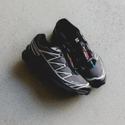Wasserdichte Sneaker|Vegane Sneaker*Salomon XT-6 GTX Black / Ebony / Lunar Rock