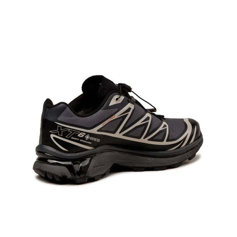 Wasserdichte Sneaker|Vegane Sneaker*Salomon XT-6 GTX Black / Ebony / Lunar Rock