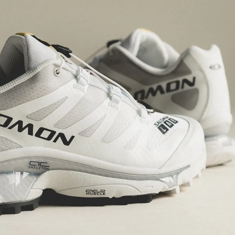 Vegane Sneaker|Outdoor Sneaker*Salomon XT-4 OG White / Ebony / Lunar Rock