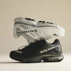Vegane Sneaker|Outdoor Sneaker*Salomon XT-4 OG White / Ebony / Lunar Rock