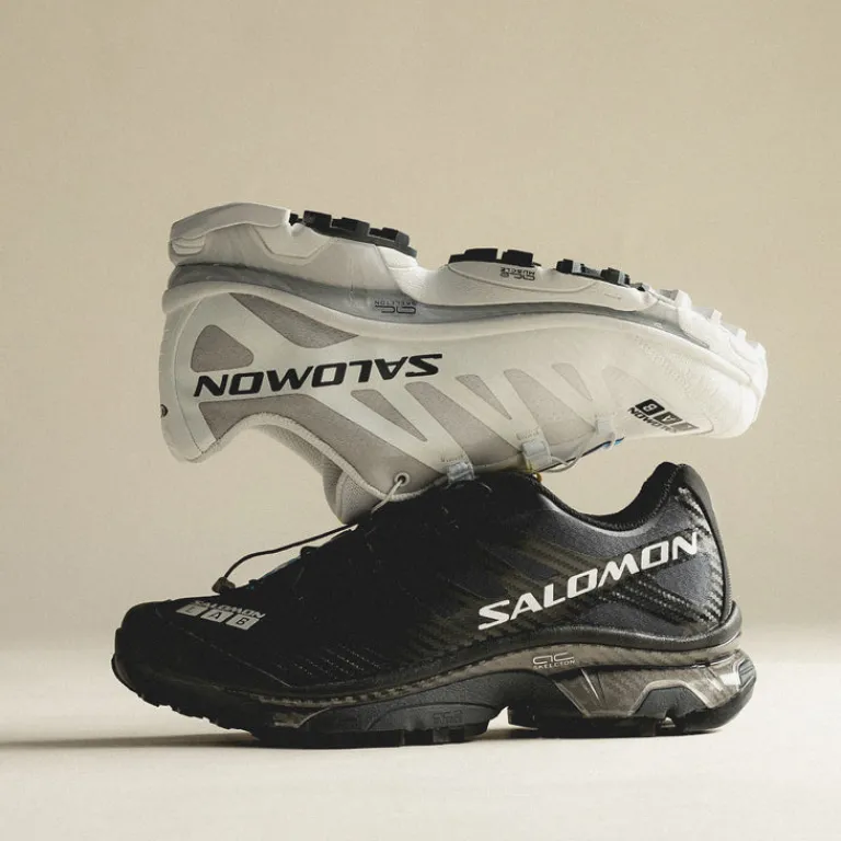 Vegane Sneaker|Outdoor Sneaker*Salomon XT-4 OG White / Ebony / Lunar Rock
