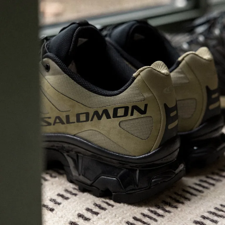 Vegane Sneaker|Outdoor Sneaker*Salomon XT-4 OG *Protective* Aloe / Black / Silver Cloud