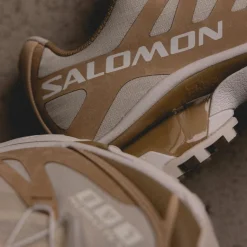 Vegane Sneaker|Outdoor Sneaker*Salomon XT-4 OG *Protective* Safari / Almond Milk / Kelp
