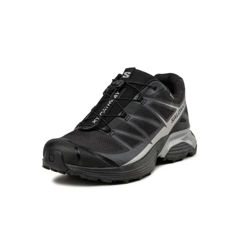 Vegane Sneaker|Outdoor Sneaker*Salomon XT-Pathway GTX Black / Black / Footwear Silver