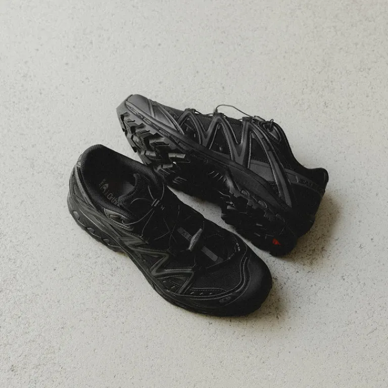 Leder Sneaker|Outdoor Sneaker*Salomon XT-Quest Advanced Black / Black / Footwear Silver