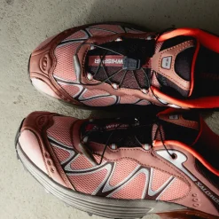 Vegane Sneaker|Outdoor Sneaker*Salomon XT-Whisper Henna / Tawny Port / Neon Flame