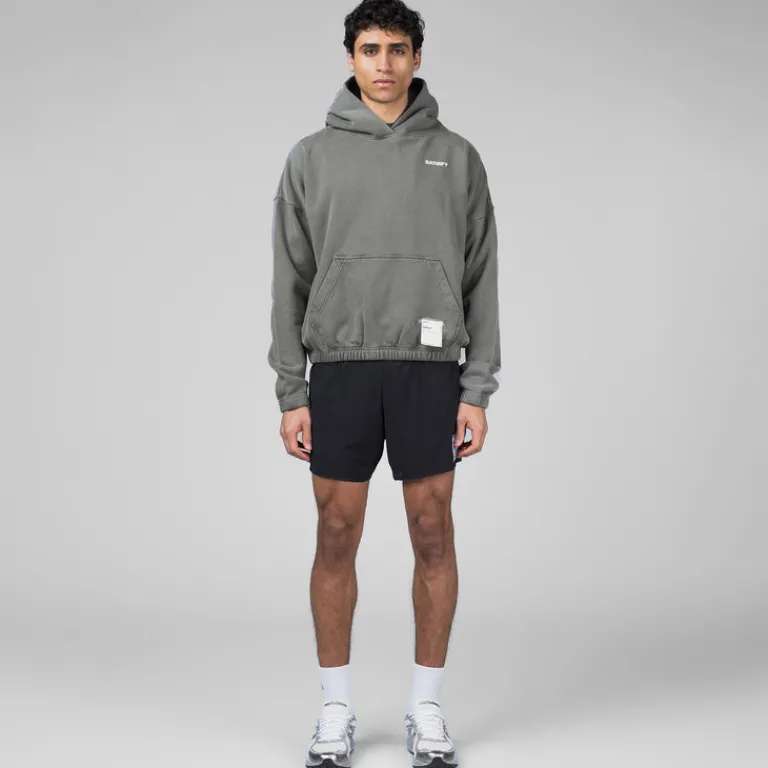 Hoodies|Running*Satisfy SoftCell Hoodie Aged Grey