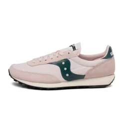 Leder Sneaker|Retro Runner*Saucony Trainer 80 Pink / Green