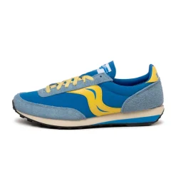 Leder Sneaker|Retro Runner*Saucony Trainer 80 Original Blue / Mustard