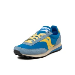 Leder Sneaker|Retro Runner*Saucony Trainer 80 Original Blue / Mustard