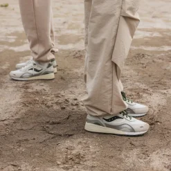 Leder Sneaker|Retro Runner*Saucony x Asphaltgold Shadow 6000 White / Light Grey