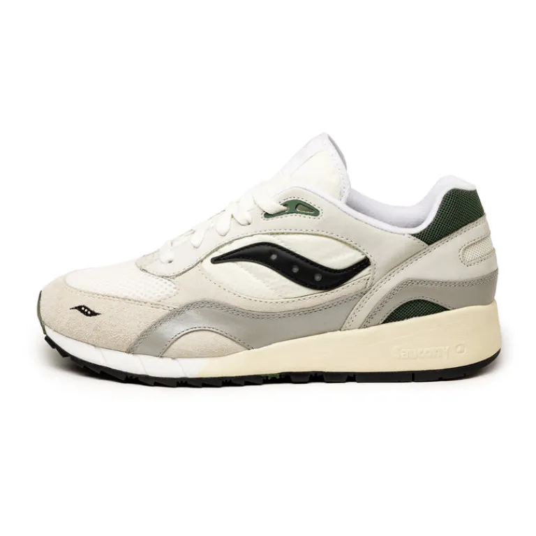 Leder Sneaker|Retro Runner*Saucony x Asphaltgold Shadow 6000 White / Light Grey