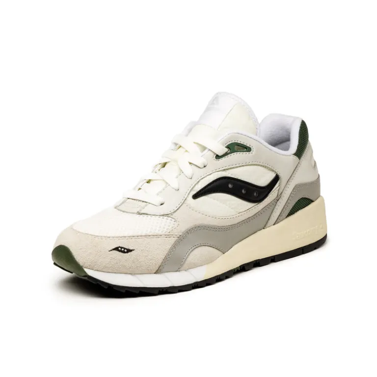 Leder Sneaker|Retro Runner*Saucony x Asphaltgold Shadow 6000 White / Light Grey
