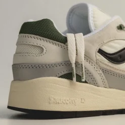 Leder Sneaker|Retro Runner*Saucony x Asphaltgold Shadow 6000 White / Light Grey