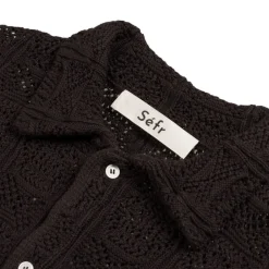 Knitwear*Sefr Myles Overshirt Heavy Roast Knit