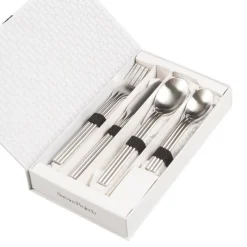 Geschirr|Küche*Service Projects Canteen Brushed - 16 pcs (Set of 4) Stainless Steel