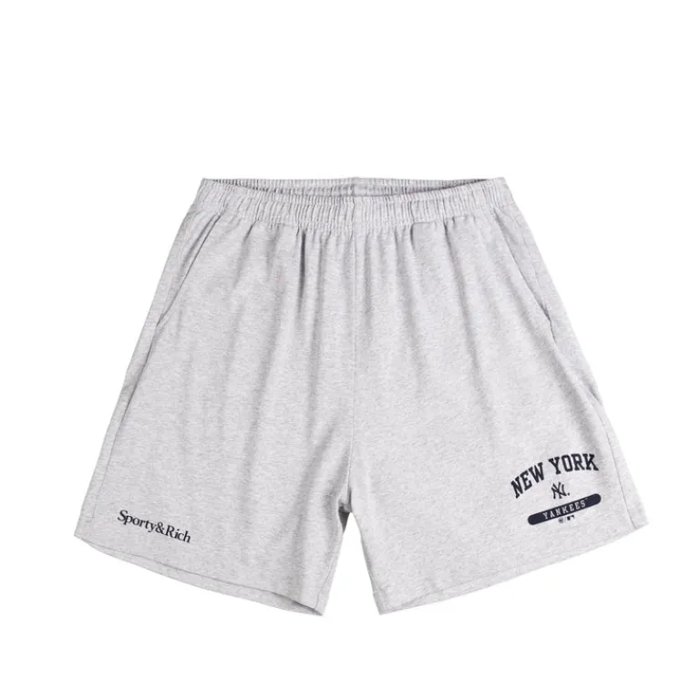 Shorts*Sporty & Rich x '47 & The New York Yankees League Gym Short Heather Gray