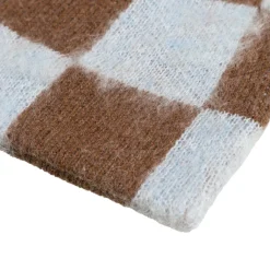 Beanies*Stockholm Surfboard Club Gas Reversible Beanie Blue / Brown / Check