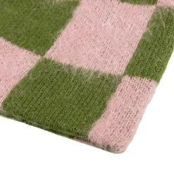 Beanies*Stockholm Surfboard Club Gas Reversible Beanie Green / Pink / Check