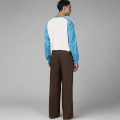 Hosen*Stockholm Surfboard Club Sune Tailored Trousers Brown