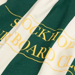 T-Shirts*Stockholm Surfboard Club Box Tee Stripe Green / White